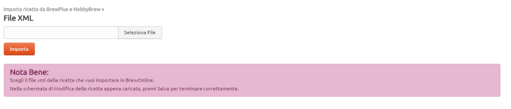 importa_ricetta